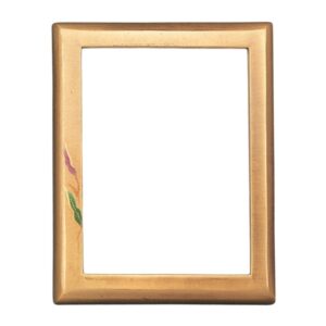 Cornice porta-foto rettangolare decorata – Linea Olpe Anturium – Bronzo