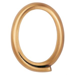 Cornice porta-foto ovale – Linea Idria – Bronzo