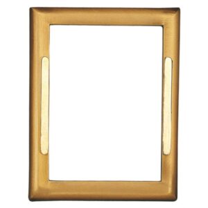 Cornice porta-foto rettangolare con decorazione dorata – Linea Cotile – Bronzo
