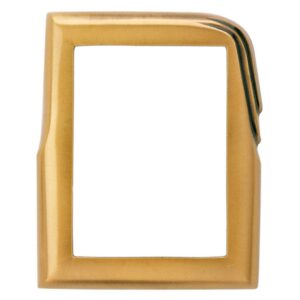 Cornice porta-foto rettangolare – Linea Olla – Bronzo