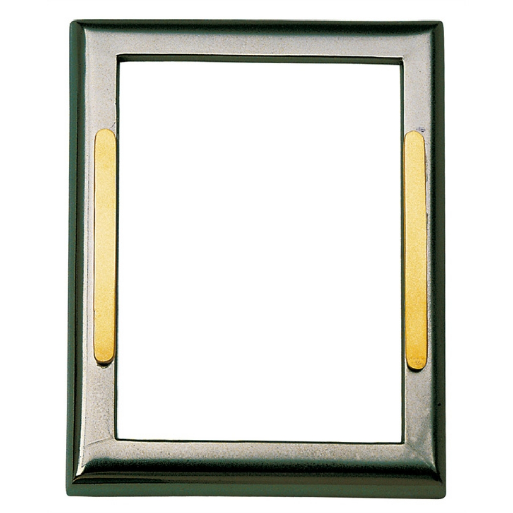 0000025 cornice rettangolare mercurio con applicazione in oro 1000