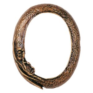 Cornice porta-foto ovale – Linea Keliche – Bronzo cera persa