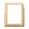 0000036_cornice_rettangolare_botticino_1000.jpg Cornice porta-foto rettangolare - Finitura marmo Botticino - Linea Olla - Bronzo