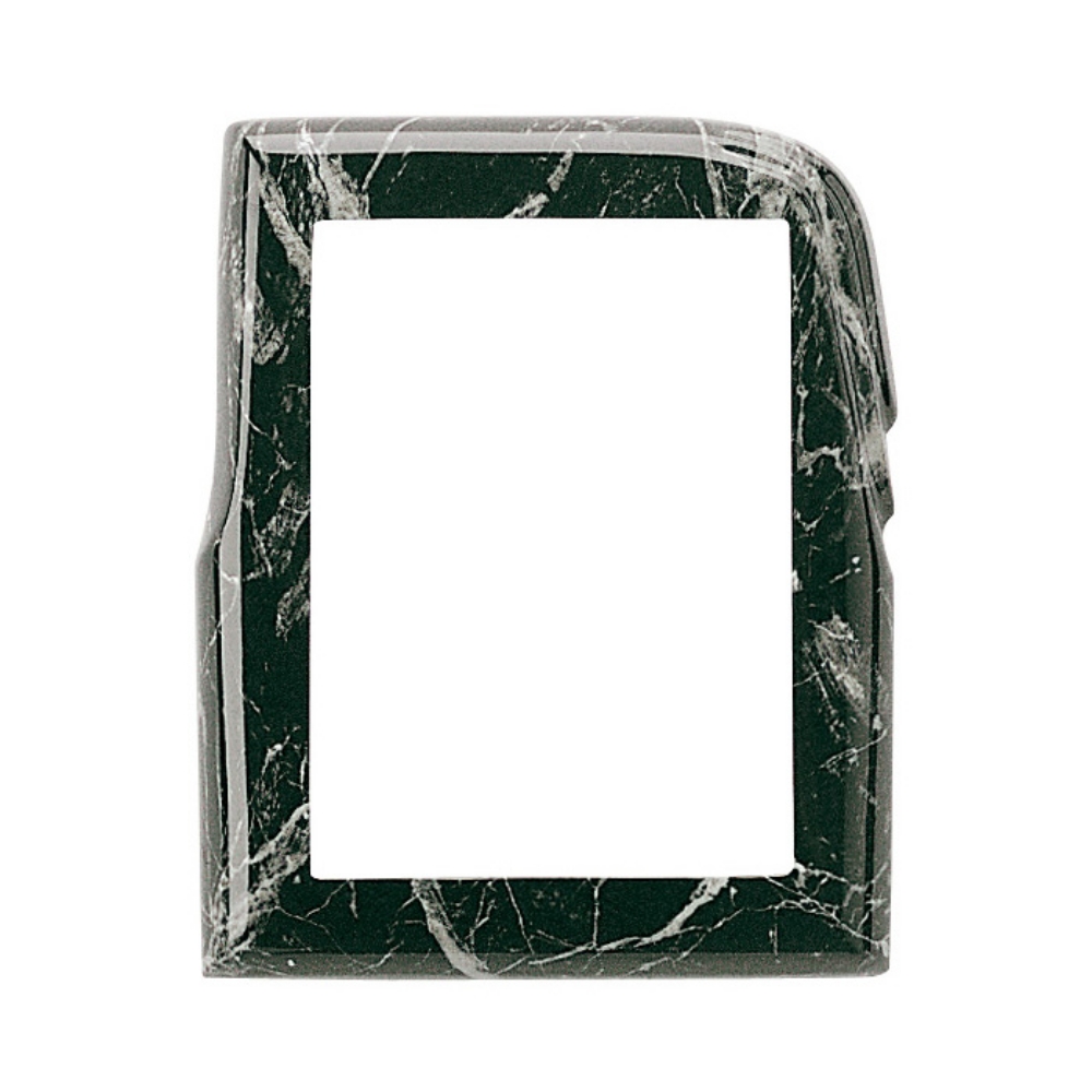 0000038 cornice porta foto rettangolare finitura marmo nero marquinia linea olla bronzo 1000