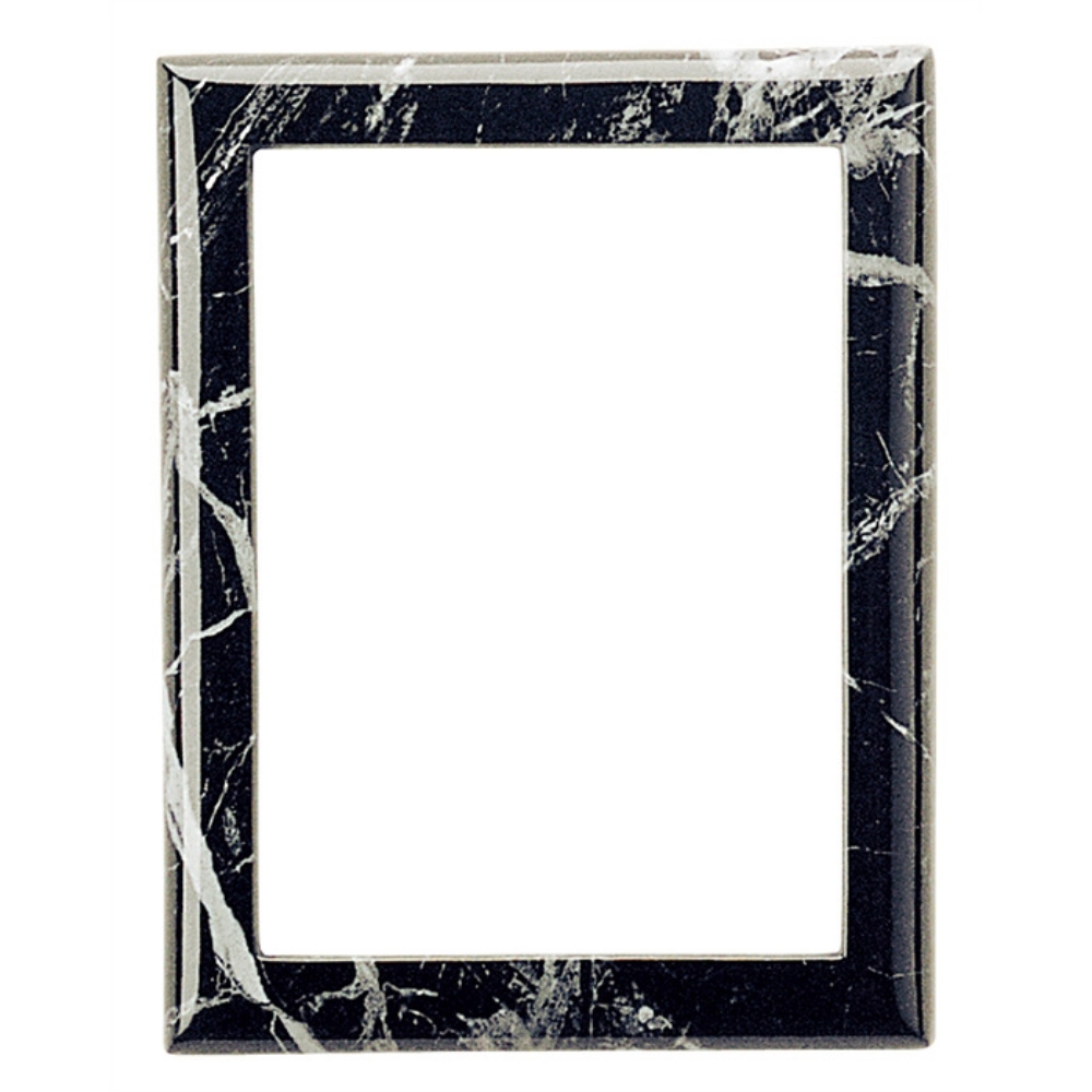 0000046 cornice porta foto rettangolare finitura marmo nero marquinia linea cotile bronzo 1000