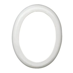 Cornice porta-foto ovale finitura bianca – Linea Olpe – Bianco