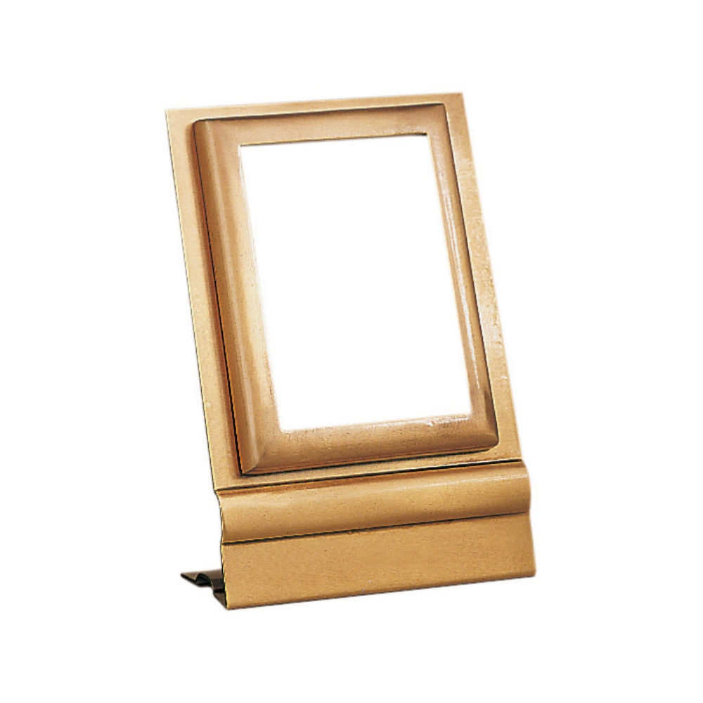0000069 cornice in bronzo formato rettangolare linea olpe cm 9x12 a terreno 1000