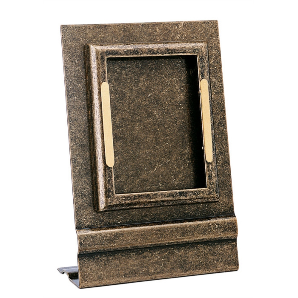 0000085 cornice rettangolare glitter con applicazione in bronzo 1000