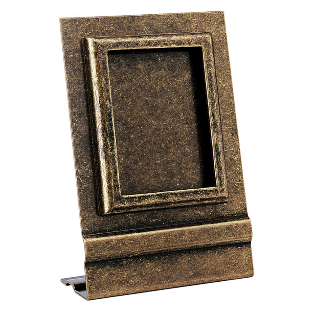 0000087 cornice in bronzo formato rettangolare finitura glitter linea pelike cm 11x15 a terreno 1000