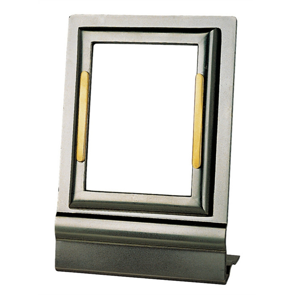 0000089 cornice rettangolare mercurio con applicazione in oro 1000