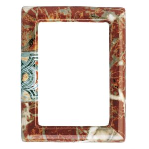 Cornice porta-foto rettangolare – Linea romana – Porcellana