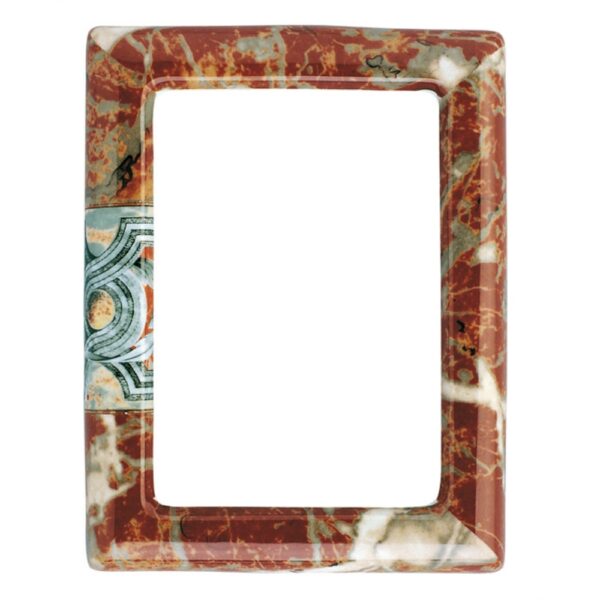 Cornice porta-foto rettangolare - Linea romana - Porcellana