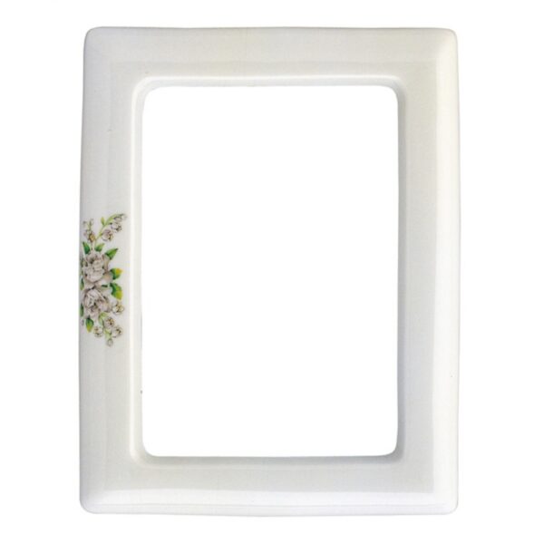 Cornice porta-foto rettangolare - Linea ricordi - Porcellana
