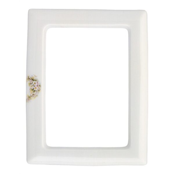 Cornice porta-foto rettangolare - Linea primavera - Porcellana