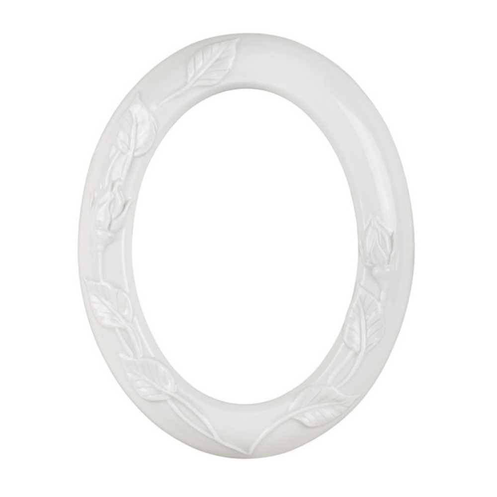 0000891 cornice ovale bianca 1000