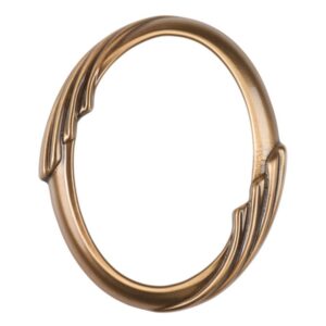 Cornice porta-foto ovale – Abbraccio – Bronzo