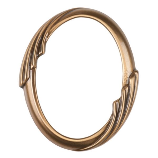 Cornice porta-foto ovale - Abbraccio - Bronzo