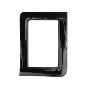 Cornice porta-foto rettangolare – Finitura nera – Linea Idria – Bronzo