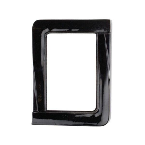 Cornice porta-foto rettangolare - Finitura nera - Linea Idria - Bronzo