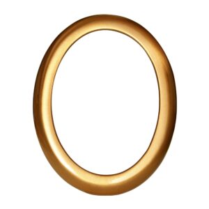 Cornice porta-foto ovale – Bronzo lucido – Linea Olpe