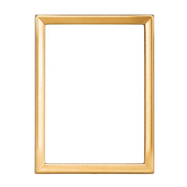 Cornice porta-foto rettangolare bordo sottile - Bronzo lucido