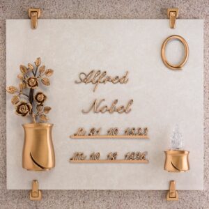 Cornice porta-foto ovale – Linea Idria – Bronzo
