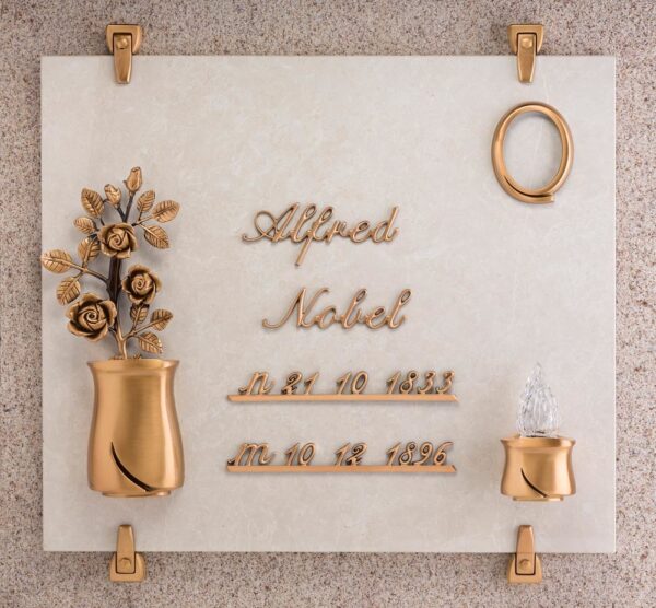 Cornice porta-foto ovale - Linea Idria - Bronzo - immagine 2