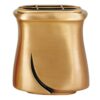 Vaschetta portafiori per lapide - Linea Idria - Bronzo