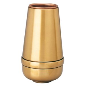 Vaso portafiori per lapide – Linea Cotile – Bronzo
