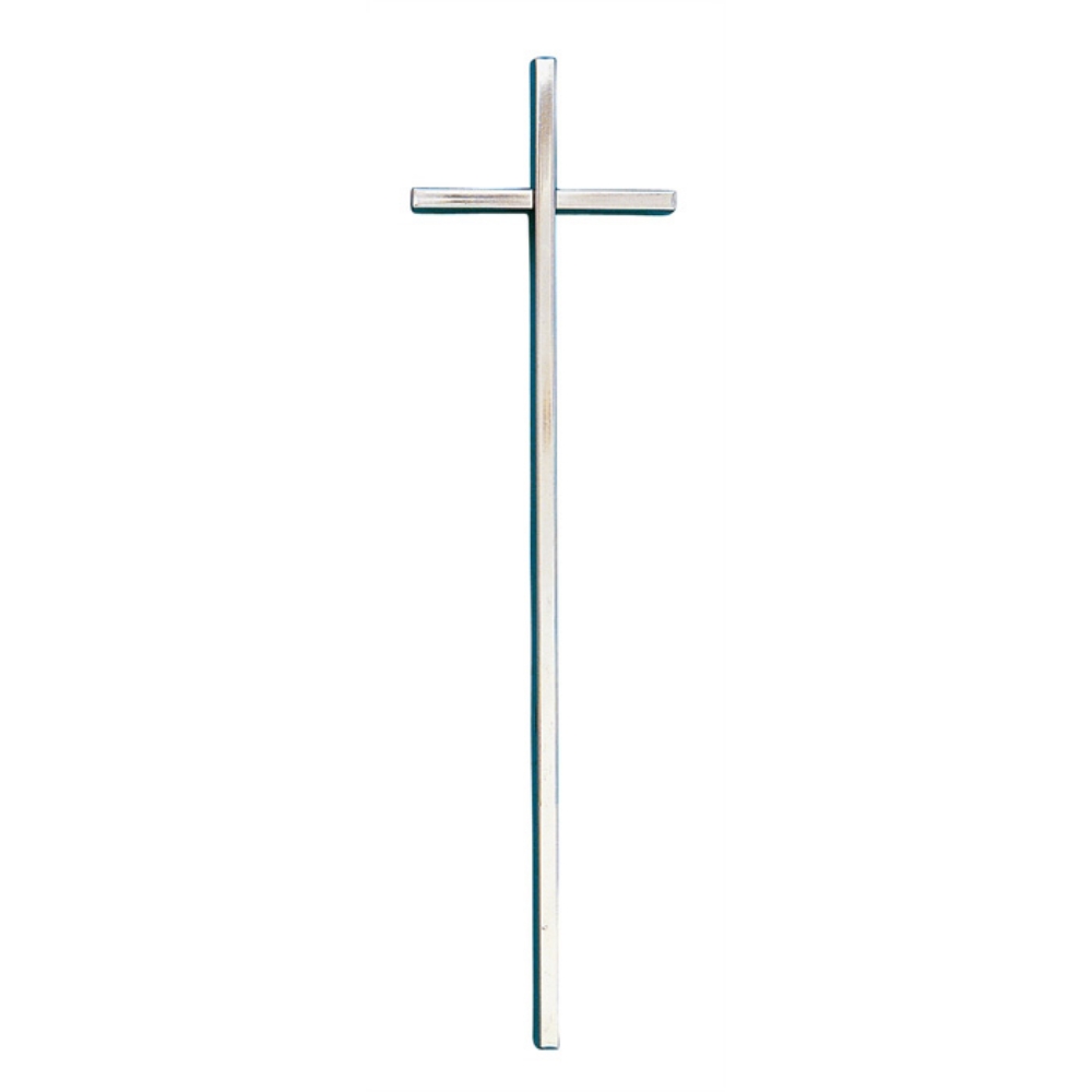 0000400 croce in acciaio sezione sottile cm 12x6 sezione mm