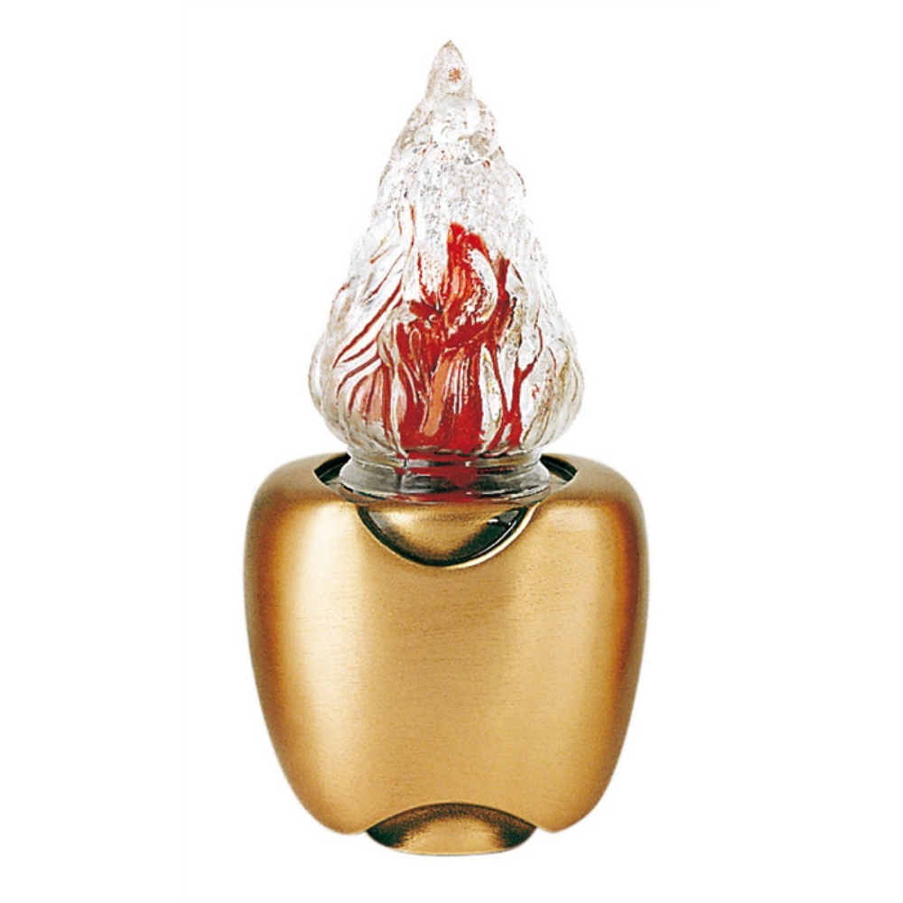0000471 lampada votiva per loculi cinerari e ossari linea olpe bronzo 1000