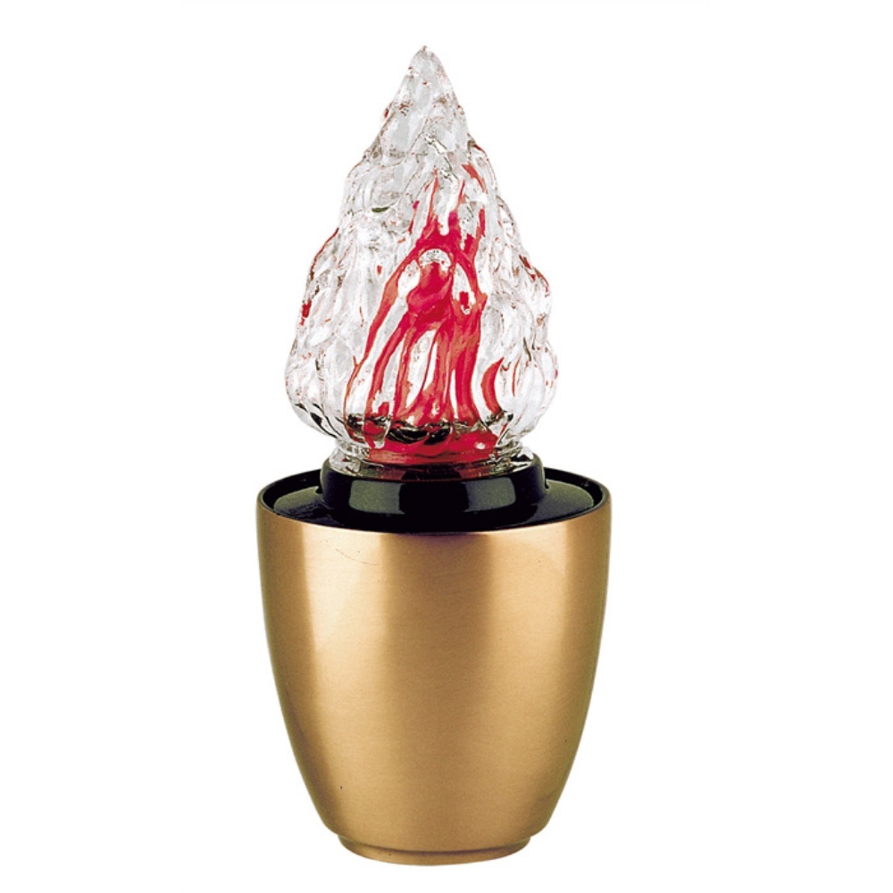 0000516 lampada votiva per lapidi linea pisside bronzo 1000