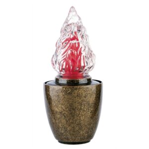 Lampada votiva per lapidi – Linea Pisside – Bronzo glitter