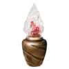 Lampada votiva per lapidi - Linea Anfora - Bronzo glitter