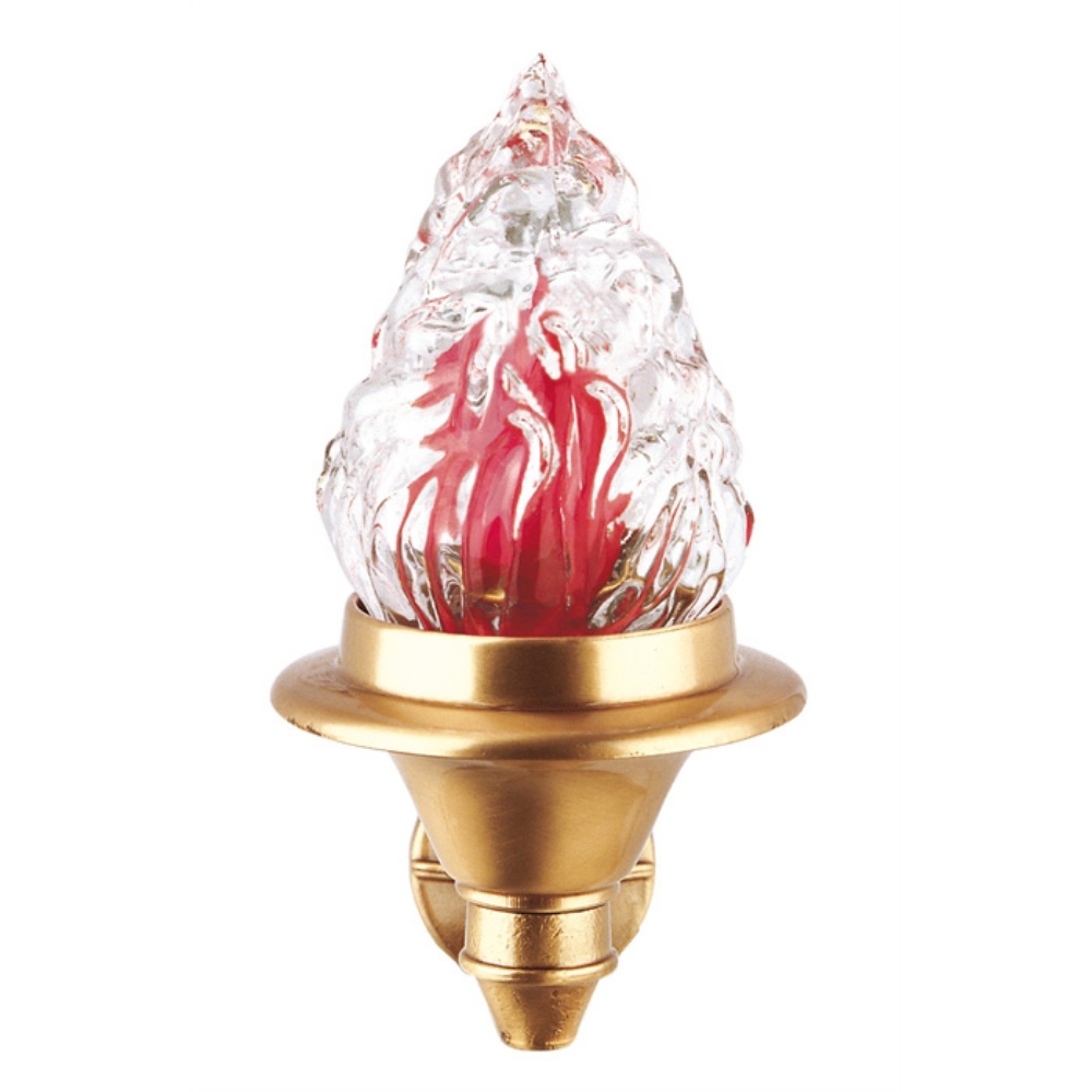 0000549 lampada votiva per loculi cinerari e ossari attacco a braccio bronzo 1000