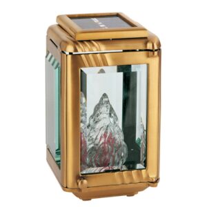 Lampada a cero media con lumino a celle solari – Altezza 24 cm
