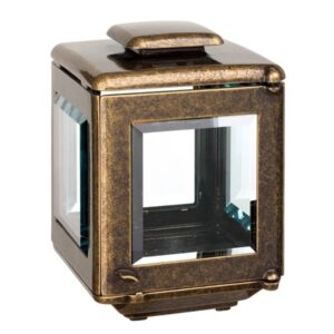 Lampada a cero piccola per lapidi – Bronzo glitter