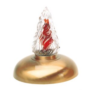 Lampada ad incasso per tombe a terra – Linea Cotile – Bronzo (19 cm)