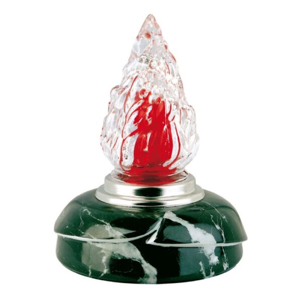 Lampada ad incasso per tombe a terra - Linea Victoria Marmo Verde Alpi - Porcellana