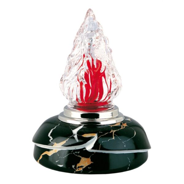 Lampada ad incasso per tombe a terra - Linea Victoria Marmo Portoro - Porcellana