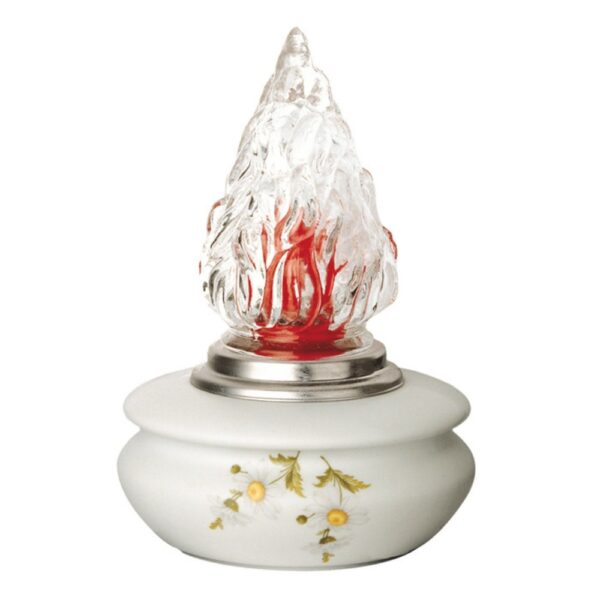 Lampada ad incasso per tombe a terra - Linea Venere Margherite - Porcellana