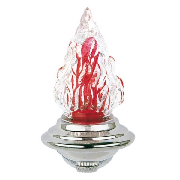 Lampada votiva per lapidi - Linea Impero - Acciaio