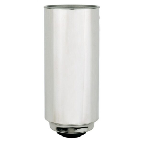 Vaso portafiori per lapide - Linea Decò - Acciaio