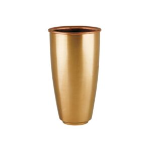 Vaso portafiori per lapide – Linea Pisside – Bronzo (Cinerari e ossari)