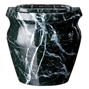 Vaschetta portafiori per lapide – Linea Giara – Bronzo Nero Marquinia