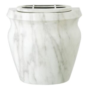 Vaschetta portafiori per lapide – Linea Giara – Bronzo Carrara