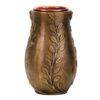 Vaso portafiori per lapide - Linea Meg - Bronzo Shell Moulding