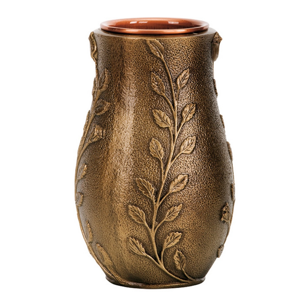 0000990 portafiori meg bronzo shell moulding 1000