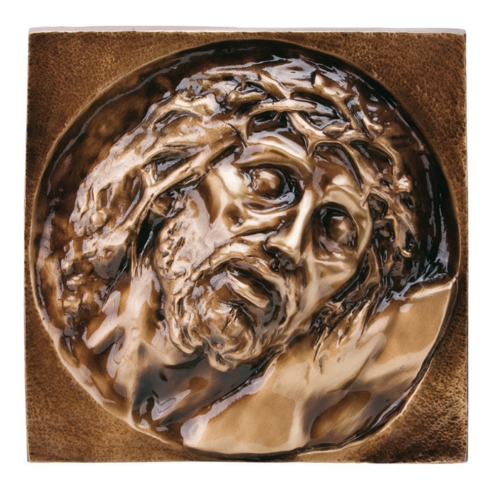 0001037 targa cristo rilievo 1000