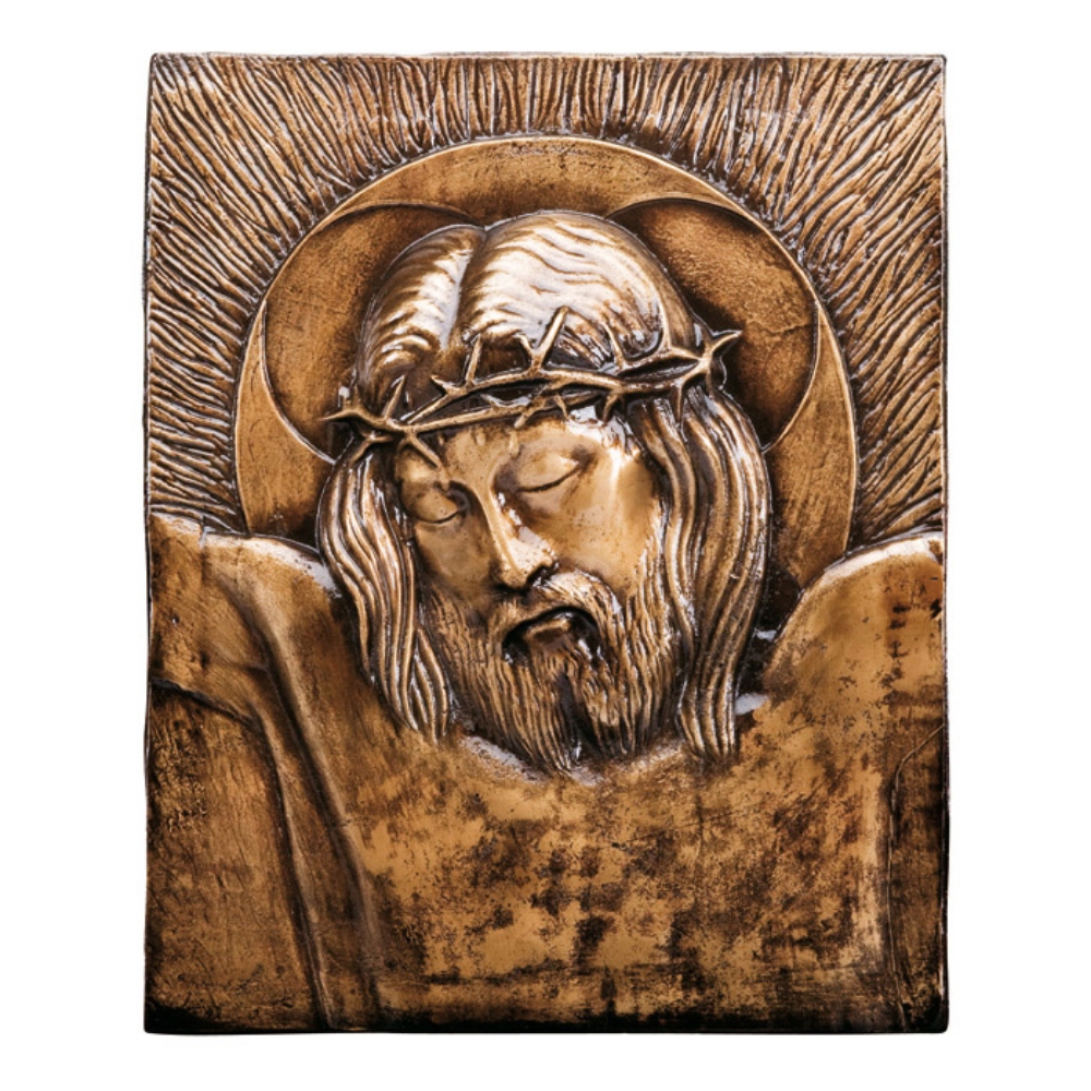 0001039 targa cristo rilievo 1000
